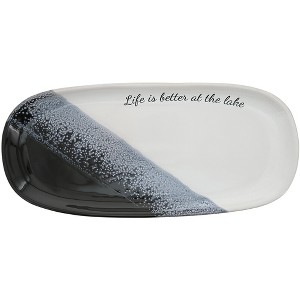Pavilion Gift Company - Lake - 12.5" Serving Tray - Serving Trays - 1 of 4