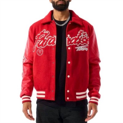 Men's Paradise Tour Varsity Jacket - JORDAN CRAIG