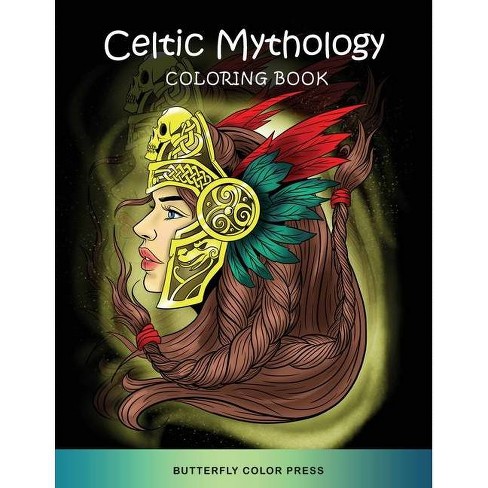 Download Celtic Mythology Coloring Book By Butterfly Color Press Paperback Target