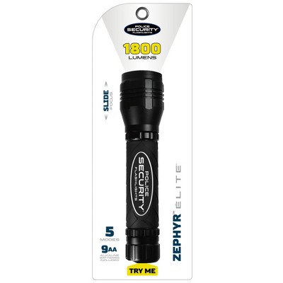 Police Security Zephyr 1800 Lumens LED Flashlight