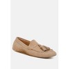 Kipstar Suede Round Toe Tassel Loafers - 2 of 4