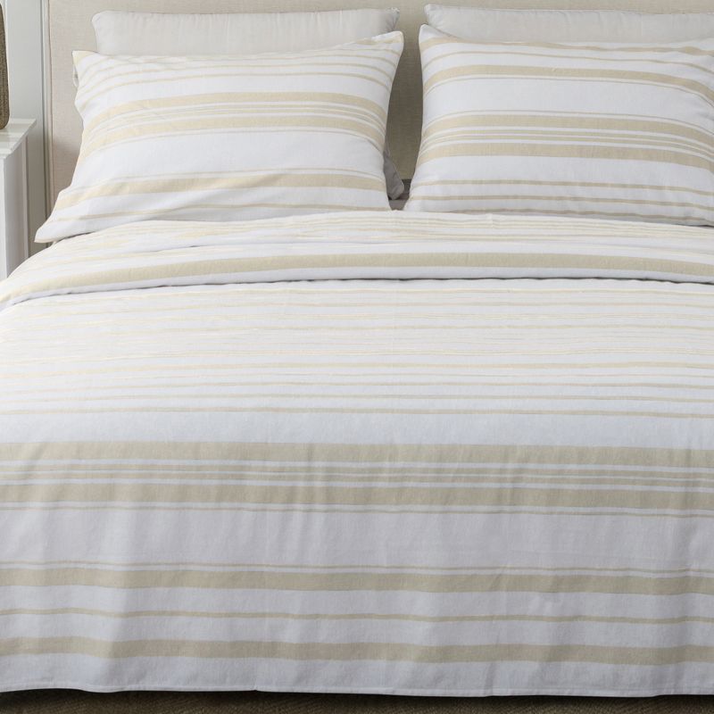 Great Bay Home Cotton Solid Flannel Sheet Set, 1 of 9