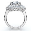 Pompeii3 Certified 6.50Ct High Jewelry Diamond Ring 14k Gold Lab Created - 2 of 4