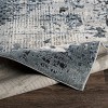Hauteloom Waterboro Navy&Gray Abstract Area Rug - 3 of 4
