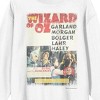 Wizard Of Oz Distressed Movie Poster Crew Neck Long Sleeve White Adult Sweatshirt - 2 of 3