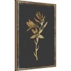 23"x33" Carmass and Wild Hyacinth Flowers by PI Collection Framed Canvas Wall Art Print Bronze - Amanti Art: Modern Botanical Lithograph - 2 of 4