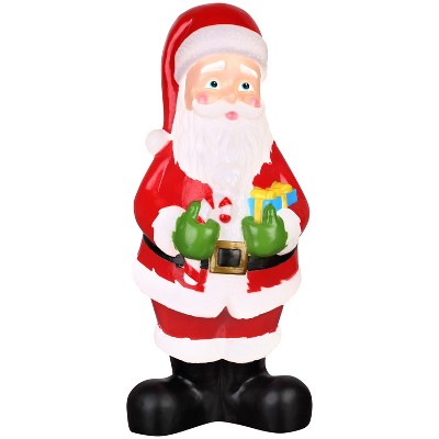 Gemmy Lighted Blow Mold Outdoor Decor Vintage Santa, Multicolored