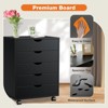 Kumasinova Mobile File Cabinet,Modern Filing Cabinet with 5/7 Drawers,Storage Cabinet Dressers with Wheels for Office & Home,Bedroom - 4 of 4