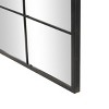 Olivia & May 48"x36" Metal Arched Window Pane Inspired Wall Mirror with Black Frame Black: Contemporary, No Assembly Required - 4 of 4
