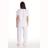 Just Love Solid Stretch Scrub Set for Women Stretchy Mock Wrap Top and Cargo Pants - 3 of 3