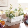Artificial Plant - Faux 13" Hydrangea Potted Arrangement - FXP1014 - Green/White - Safavieh - 2 of 4