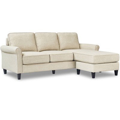 Harmon Roll Arm Sectional Sofa - Serta