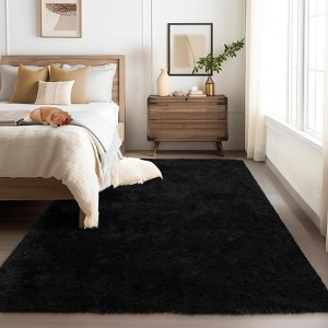 Fluffy Rug Feet Extra Large Plush Shaggy Rugs for Living Room - 1 of 4