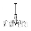 Savoy House Calgary 6 - Light Chandelier in  Matte Black - 2 of 4