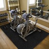 Sorbus Puzzle Exercise Mat High Density Rubber Interlocking Gym Tiles gray Dots - 3 of 4
