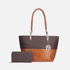 MKF Collection Sasha Tote Women’s Vegan Leather Spacious Interior Handbag by Mia K - 2 of 4