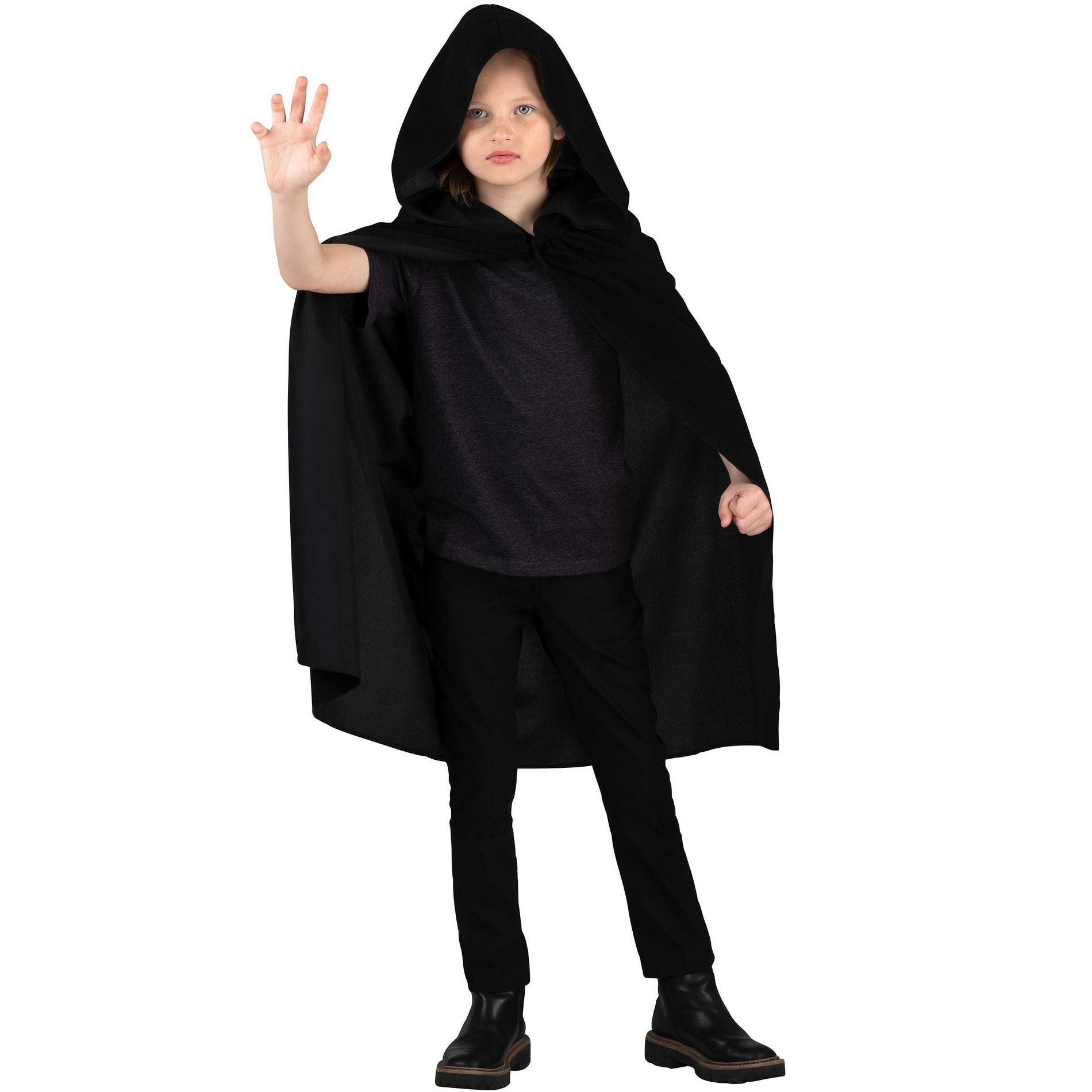 HalloweenCostumes.com One Size Fits Most  Boy  Star Wars Child Luke Skywalker Black Hooded Robe | Star Wars Costumes, Black/Gray