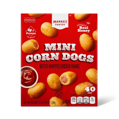 Frozen Mini Corn Dogs - 26.8oz/40ct - Market Pantry™