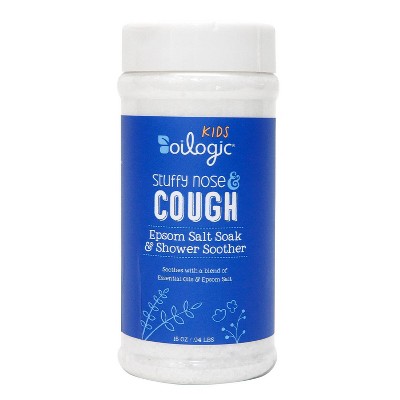 Image of Oilogic Kids' Stuffy Nose & Cough Epsom Soak - 15oz