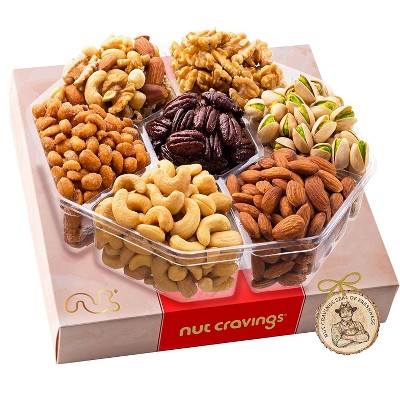 Mixed Nuts Gift Basket in Red Box