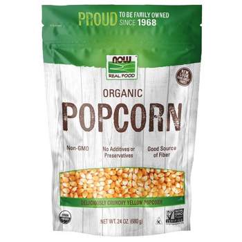 Now Foods Popcorn Organic Non-GE  -  24 oz Popcorn