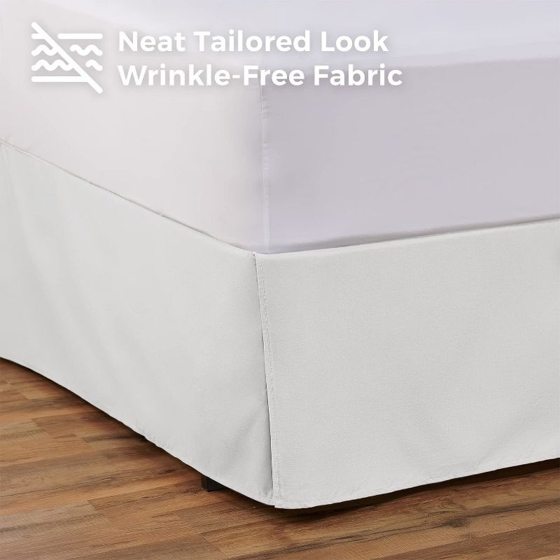 Shopbedding Tailored Bed Skirt with Split Corners,  Available in 14 Colors and Lots of Sizes, 4 of 7