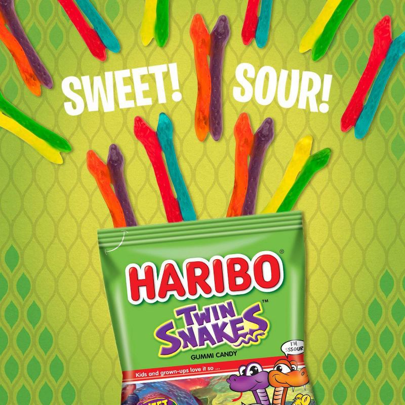 HARIBO Twin Snakes Gummy Candy - 8oz, 4 of 5