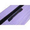Kumasinova 3Pcs Hardshell Luggage Set,Durable ABS+PC Spinner Suitcase with 2 Hooks,Airline-Approved Luggage Travel Set,20/24/28",Purple - 2 of 4