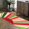 Boho Rugs Washable Kids Rug Non Slip Nursery Rug Low Pile Floor Mat Soft & Non-Shedding Sunshine Carpet Colorful Rainbow Printed Indoor Rugs - 3 of 4
