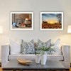 2Piece Vignette Autumn Sunrise, Fruit of the Spirit White Framed Wall Art for Living Room, Bedroom Wall Art Print for Home Decor by Billy Jacobs - 2 of 4