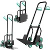 Clearance, Stair Climbing Hand Truck, Heavy Duty Folding Dolly Cart, 6 Wheels, 440 lbs Capacity, Retractable Handle - 3 of 4