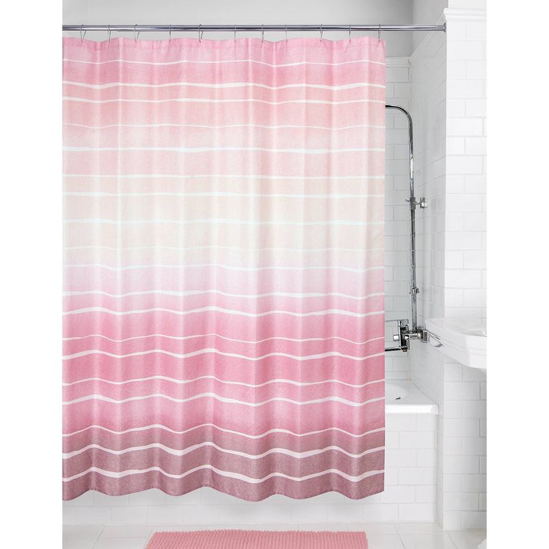 Metallic Ombre Striped Shower Curtain - Allure Home Creations, 3 of 8