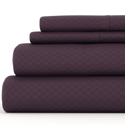 Luxe Embossed 4 Piece Sheet Set - Ultra Soft, Easy Care - Becky Cameron
