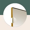 Hamilton Hills Rectangle Mirror with Metal Gold Frame - 3 of 4