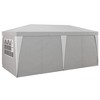 Outsunny 232.25" x 117" Pop Up Canopy Tent with 6 Removable Sidewalls, 4 Windows and Adjustable Height for Outdoor Events, Party, Wedding, Gray - 4 of 4