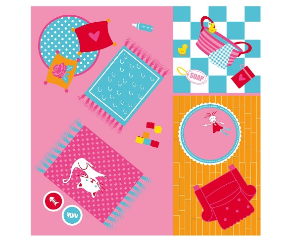 Fun2Give Pop-it-Up&#174; Dollhouse Tent with House Playmat
