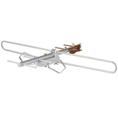 Monoprice Round Tube Attic or Outdoor VHF And UHF HDTV Antenna, 60 Mile Range, Anti-Rust, Waterproof and Weather Resistant