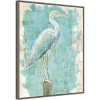 23" x 28" Coastal Egret by Sue Schlabach Framed Canvas Wall Art Print - Amanti Art: Modern Style, Polystyrene Frame, Animal Subject - 2 of 4