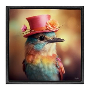 Stupell Industries Pastel Bird in Hat, 25" x 25" - 1 of 4