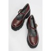 Linley Burgundy Platform Loafer (Women) | Prologue Shoes - 4 of 4