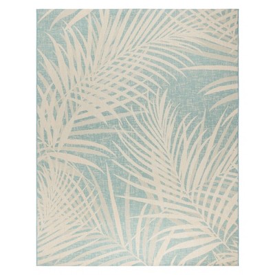 84"x63" Paseo Paume Indoor/Outdoor Rug Oasis/Botanical - Gertmenian