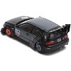 Pandem Civic EG6 RHD (Right Hand Drive) "Kanjozoku" Matt Black and Gray with Graphics 1/64 Diecast Model Car by Pop Race - 3 of 4