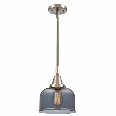 Bell - 1 Light Stem Hung Mini Pendant In Industrial Style-11.13 Inches Tall and 8 Inches Wide