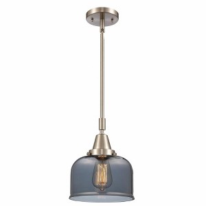 Bell - 1 Light Stem Hung Mini Pendant In Industrial Style-11.13 Inches Tall and 8 Inches Wide - 1 of 1