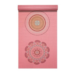 Toyzone World Blush Pink Mandala Pattern Yoga Mat - 1 of 3