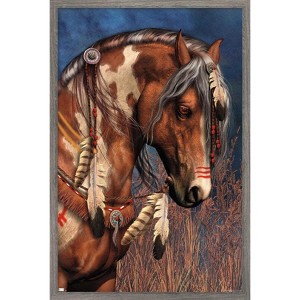 Trends International Laurie Prindle - War Pony Framed Wall Poster Prints - 1 of 4