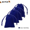 Unique Bargains Velvet Reusable Soft Jewelry Headphone Candy Drawstring Gift Bags 20 Pcs - 3 of 4