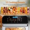 WHALL 12QT Touchscreen Air Fryer Oven with 12 Pre-set Cooking Menus, Clear Viewing Window, Up to 95% Less Oil for Healthier, Convenient Meals - 4 of 4
