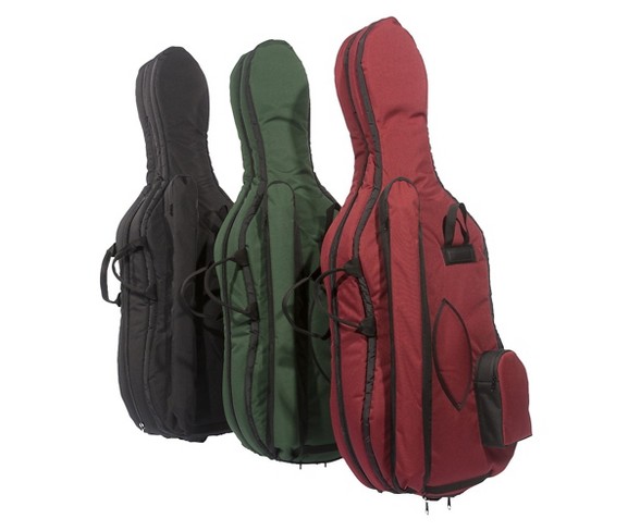 Mooradian Deluxe Cello Bag 4/4 Burgundy