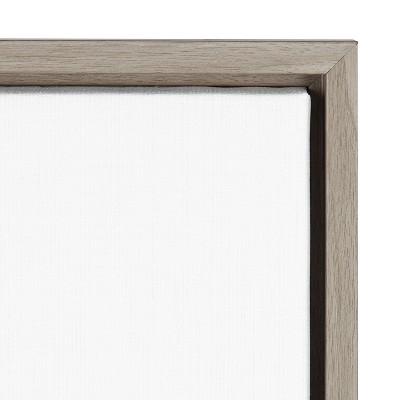 Gray Framed Deer Antlers Canvas Wall Art for Kids